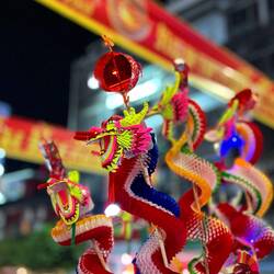 Vorbereitungen für chinesisches Neujahr