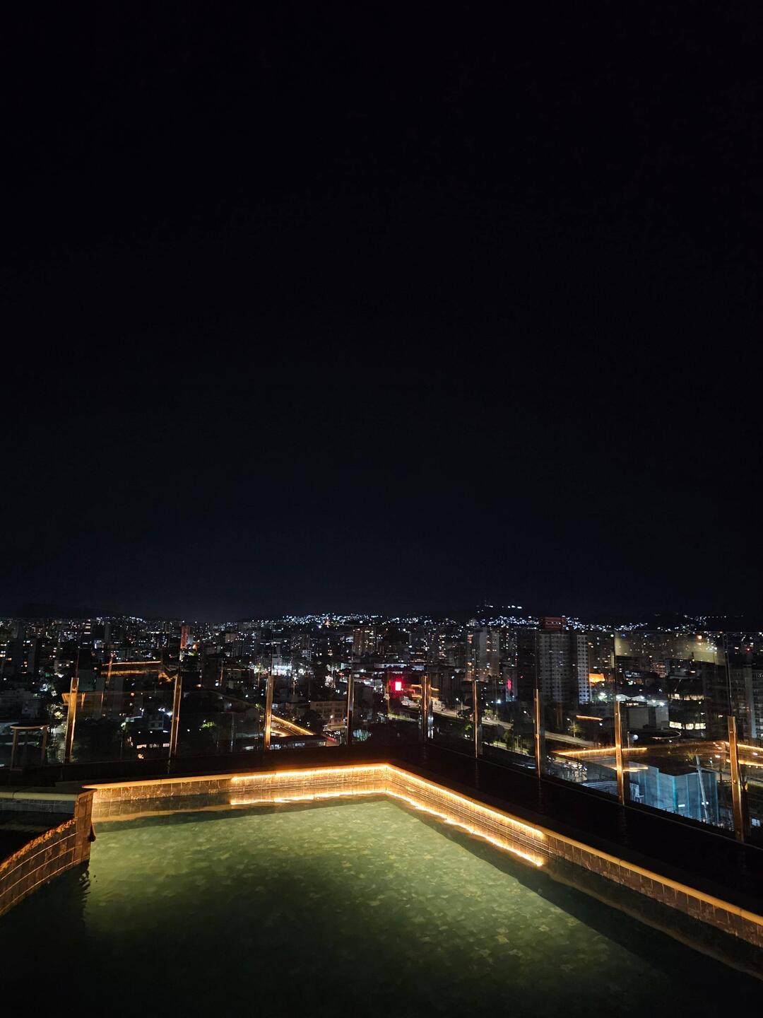 Blick von der Dachterrasse