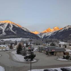 Blick aus Hotelzimmer am Morgen