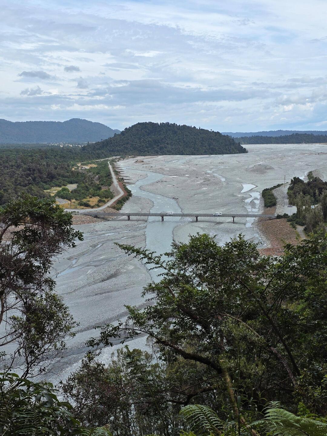Die Schotterebene des Franz Josef Glacier