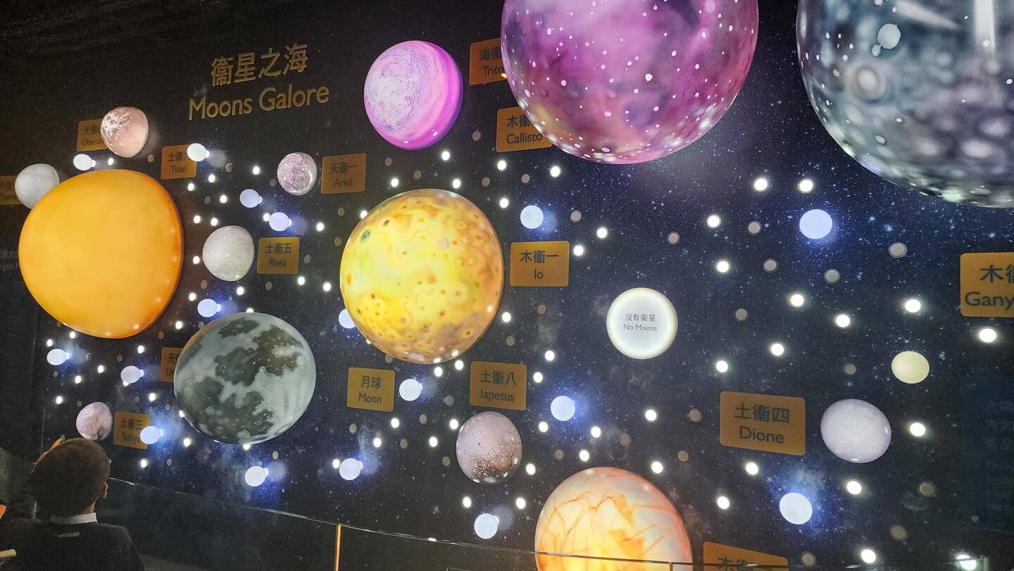 HK Space Museum, Moons Galore