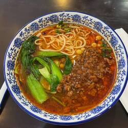 chongquing not and spicy noodle soup
