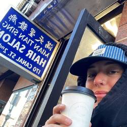 viral hair salon to get my hair washed and blow dried