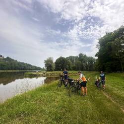 Moldaumündung in die Elbe