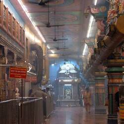 View inside the Temple (taken from outside)