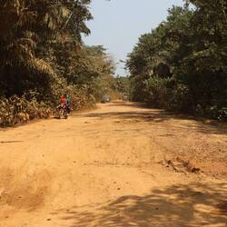 ...wird die Straße immer schlechter