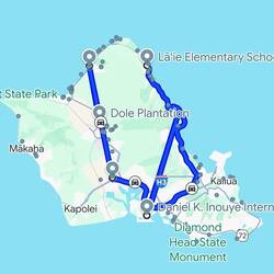 Eine halbe Insel Tour an einem Tag