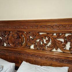 The headboard was something else.