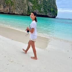 Enie gaaaanz allein am Maya Beach...