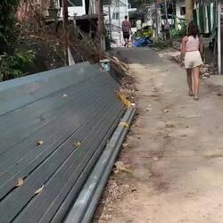 Weg zu unserem Hotel