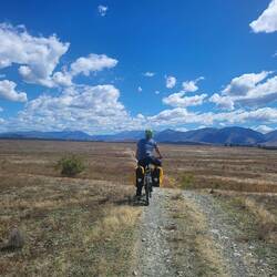 Ein Hauch von amerikanischer Einöde in den Pukaki Flats