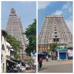 First Gopura; side and front views