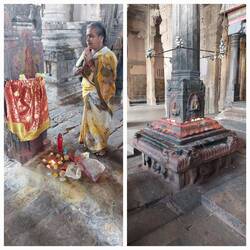 Sites where offerings are made to Shiva