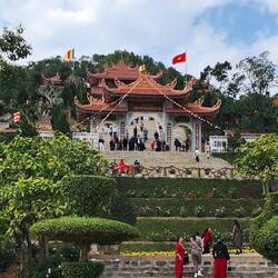 Chùa Cái Bầu Buddhist temple in Vietnam