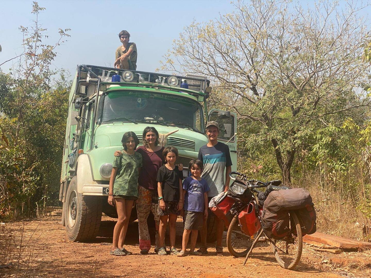 Ein gemeinsames Foto mit der ganzen Familie, nur Petr steht hinter der Kamera