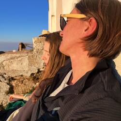 Von Termini sind wir hier auf den Berg gelaufen