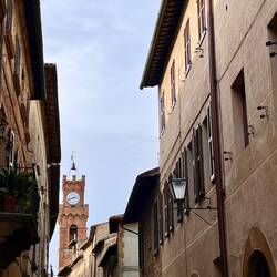 Pienza, von dort haben wir eine Wanderung gemacht in diese wunderschöne Landschaft