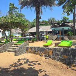 Die Luxus-Lodge, menschenleer...