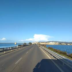 Straße nach Orbetello