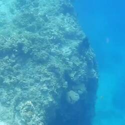 Felswand, hier geht`s in die Tiefe