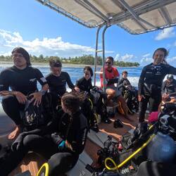 Got to dive with our new Japanese friends