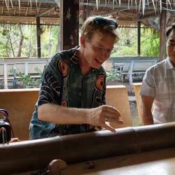 Interessante Instrumente, ein Monochord,