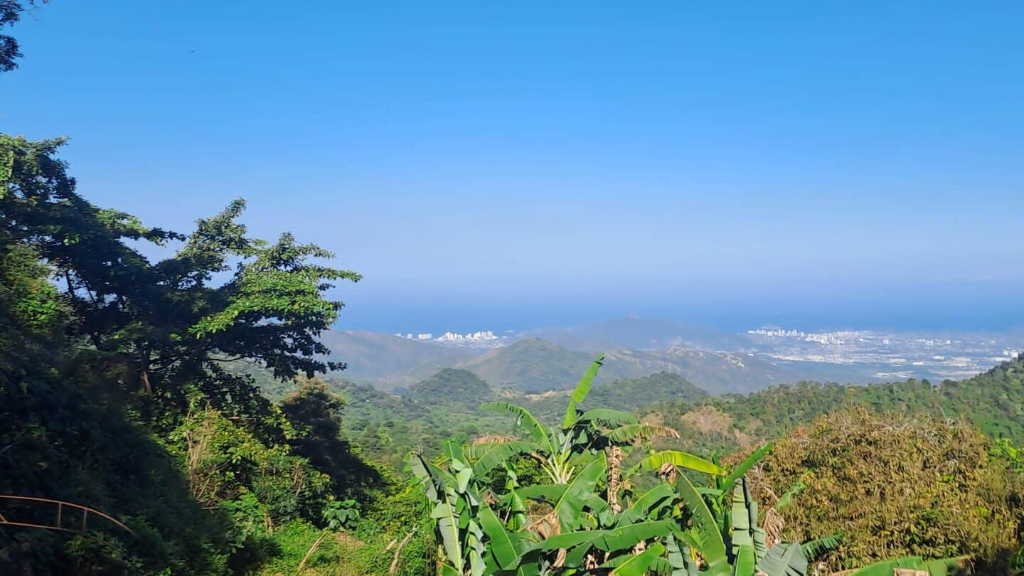 Aussicht vom Hotel auf Santa Marta..