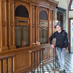 Überbleibsel der intakten Eisenbahn Linie in La Paz