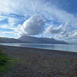 Einsam trotz einiger Camper