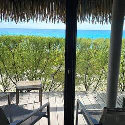 View of the water from our room.