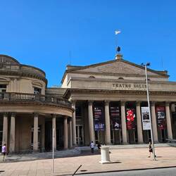 Teatro Solis, which Dr Sherry, our onboard lecturer, described as a witness to history