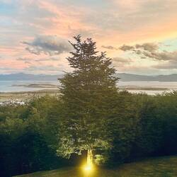 Sunset view from our room