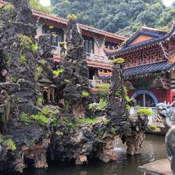 A beautiful sculpture island