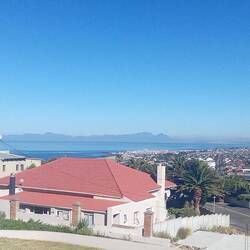 Looking over False Bay from the other side of Stephen's house