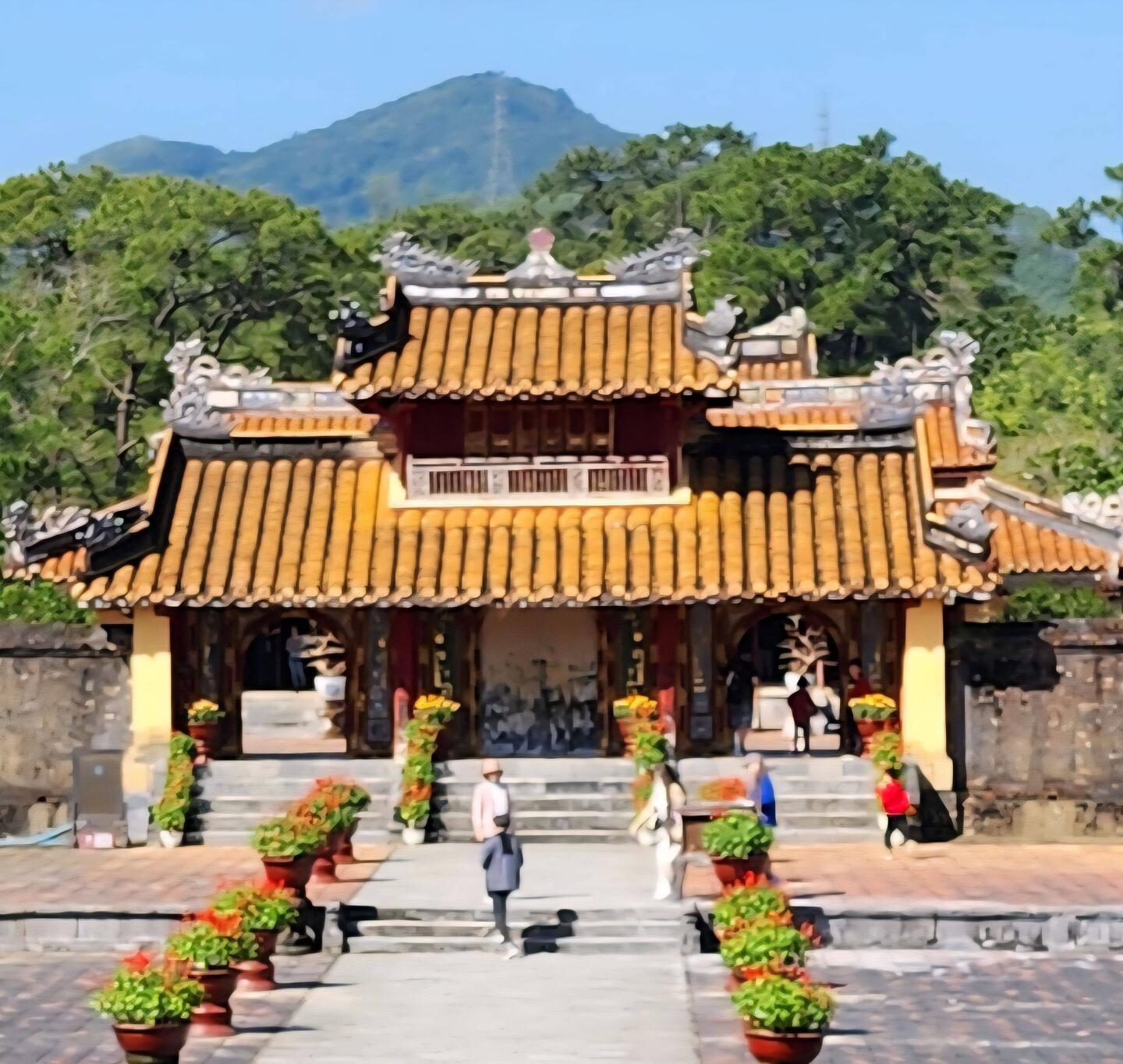 Mausoleum of Emperor Tu Duc, Hue, Vietnam