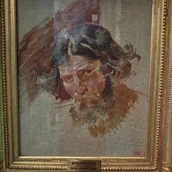 Голова ратника. Этюд для неоконченной картины «Осада Пскова польским королем  Стефаном Баторием...