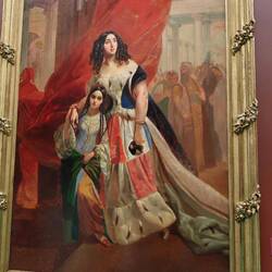 Портрет графини Ю. П. Самойловой, удаляющейся с бала с приемной дочерью Амацилией Пачини.