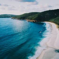 Strand gibt's auch in Albany...