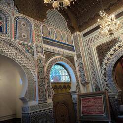 Eingang zu einem Gebetsraum.