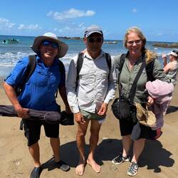 Våra tre guider idag!