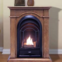 Gas fireplace for greatroom