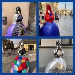 Traditionelle Kleidung unter den Spaniern