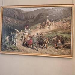 КОНСТАНТИН САВИЦКИЙ (1844-1905). Путешественники в Оверни. 1876