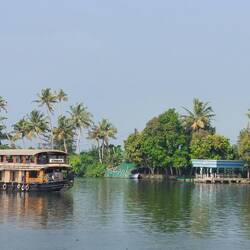 Waterway on the other side of the lake