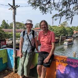 On the bridge over the canal