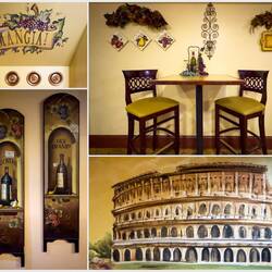 Detail from the decor and murals around DiCicco's — Denver, CO.