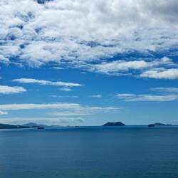 Die entspannte Bucht von Albany...