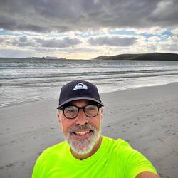 Joggen am Strand macht glücklich…