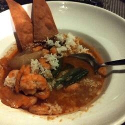 Cambodian Style Curry mit Shrimps