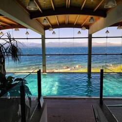 Scenic pool in the hotel